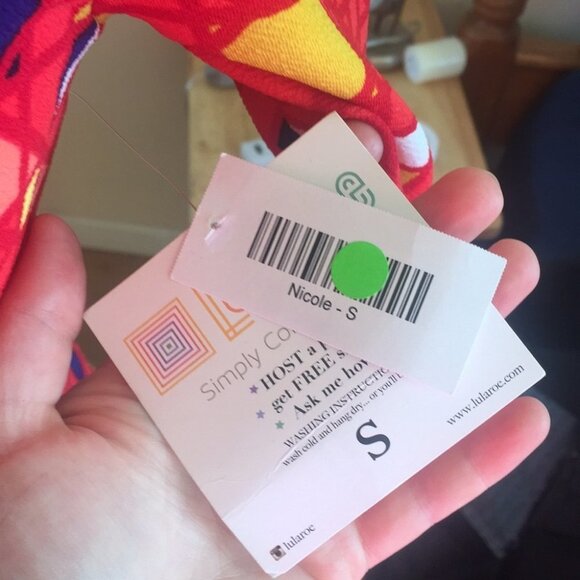 S LuLaRoe Nicole Dress A04 06 - Picture 3 of 5